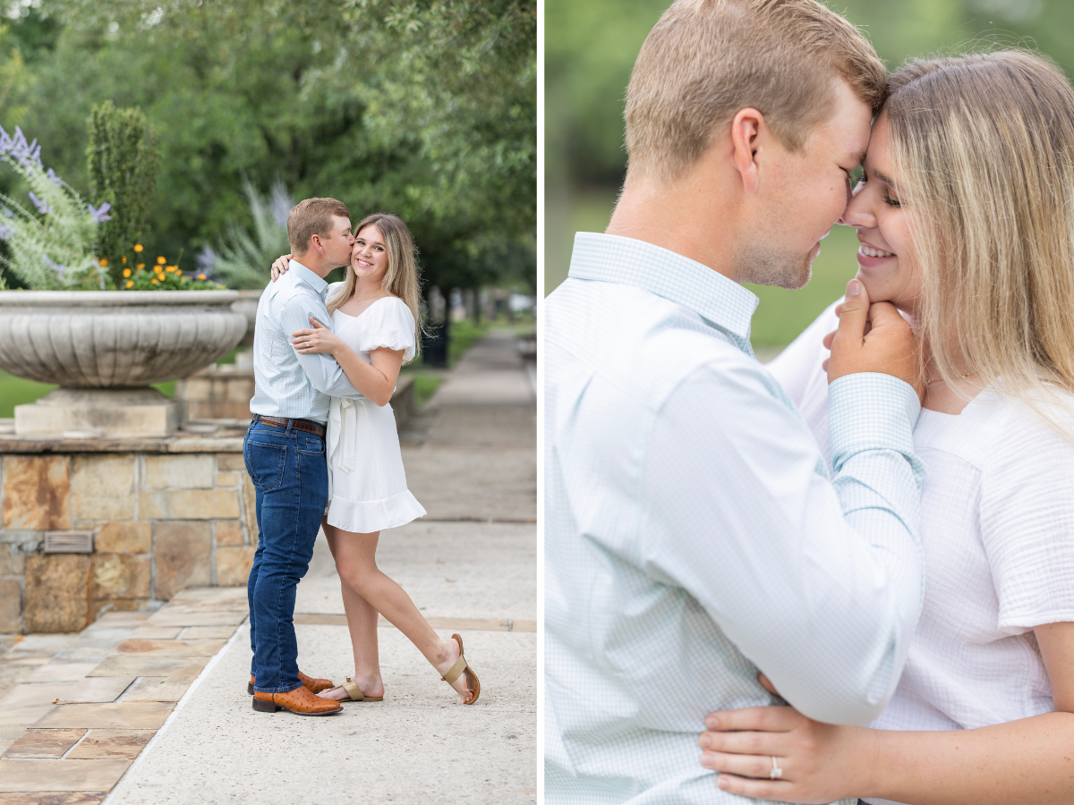 the woodlands engagement photos for ava and william - featured photo